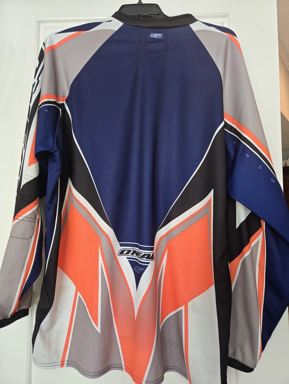 O'Neal Bold Graphic Motocross Jersey - Navy & Orange - Picture 2 of 3